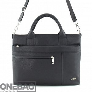 Сумка мужская ONEBAG  на коротких ручках и регулируемом плечевом ремне(min:975, max:1575)