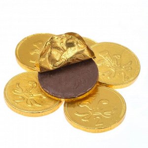 Шоколадные медали Монеты 10 рублей золотом (10шт.)