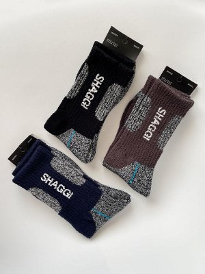 Термоноски мужские, SHAGGI, серые. Ю. Корея.