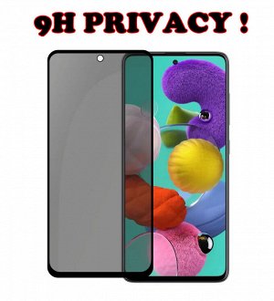 Защитное стекло HD PRIVACY анти-шпион 9H для Samsung и Xiaomi Redmi