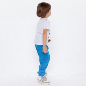 Брюки детские, цвет голубой, рост 104 см
