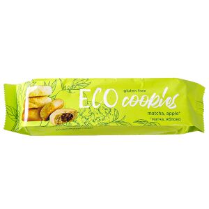 Печенье SAVITA ECOcookies Матча, Яблоко 130 г 1 уп.х 36 шт.