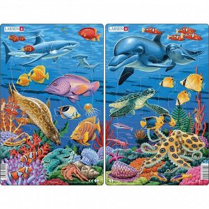 Пазл Larsen «Коралловые рифы», 25 элементов, МИКС