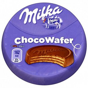 Хрустящая вафля Milka Choco Wafer / Милка Чоко Вафер в молочном шоколаде 30 гр