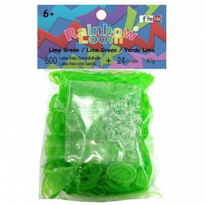 Резиночки для плетения браслетов RAINBOW LOOM, лайм