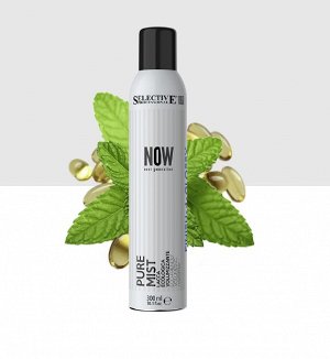 Эко - лак для волос 300мл Selective NOW Pure Mist для придания объема