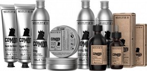 Гель для укладки волос 150мл со смываемым черным пигментом, Selective For man CEMANI Back to Black