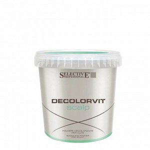 Порошок Selective DECOLORVIT SCALP 500гр для прикорневого обесцвечивания волос в технике окрашивания шатуш