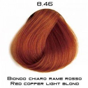 Крем - краска для волос 8-46 Selective COLOREVO светлый блондин медно-красный, 100мл