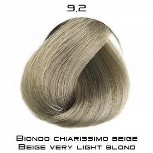 9-2 Крем - краска для волос Selective COLOREVO очень светлый блондин бежевый, 100мл