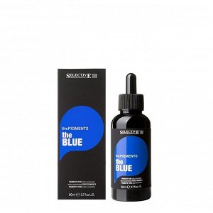 Ультраконцентрированный чистый пигмент Selective Professional thePIGMENTS BLUE, 80мл