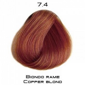 7-4 Крем - краска для волос Selective COLOREVO блондин медный, 100мл