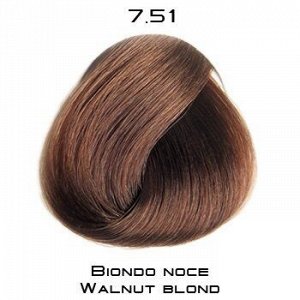Крем - краска для волос 7-51 Selective COLOREVO блондин Грецкий орех, 100мл