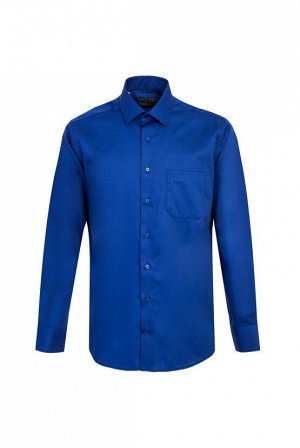 Синяя классическая рубашка Sax с длинным рукавом Non Iron