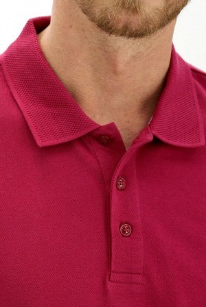 Приталенная футболка с вышивкой Cherry Polo Collar