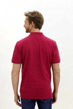 Приталенная футболка с вышивкой Cherry Polo Collar