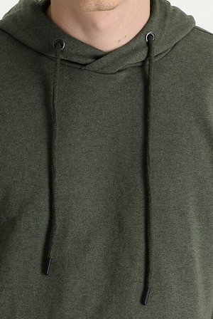 Kiğılı Толстовка оверсайз с капюшоном цвета хаки среднего размера