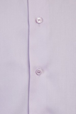 Сиреневая классическая рубашка Slim Fit Non Iron с длинным рукавом
