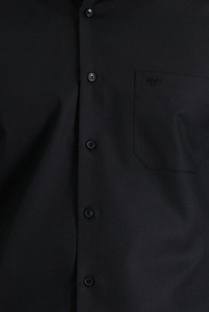 Черная классическая рубашка с длинным рукавом Non Iron