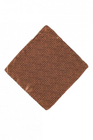 Платок среднего коричневого цвета с узором