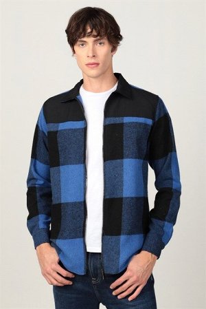 Мужское пальто-рубашка Slim Fit Lumberjack с застежкой-молнией