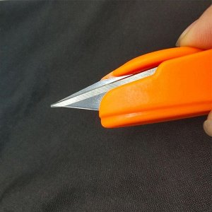 Ножницы для обрезки ниток, 12 см, с кольцом, цвет МИКС