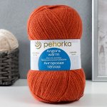 Пряжа &quot;Ангорская тёплая&quot; 40% шерсть, 60% акрил 480м/100гр (189 яр. оранжевый)