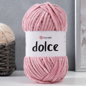 Пряжа "Dolce" 100% микрополиэстер 120м/100гр (769 роза)