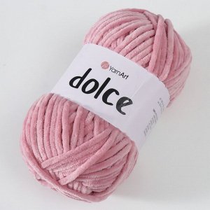 Пряжа "Dolce" 100% микрополиэстер 120м/100гр (769 роза)