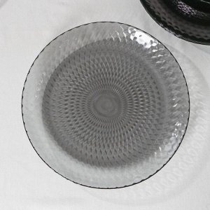 Набор столовый «Идиллия», 18 предметов, цвет серый
