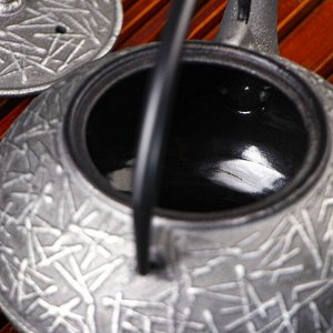 Чайник Доляна «Хрома», с ситом, 800 мл, эмалированное покрытие внутри
