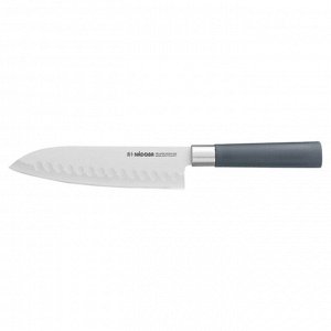Нож Сантоку с углублениями NADOBA, 17.5 см