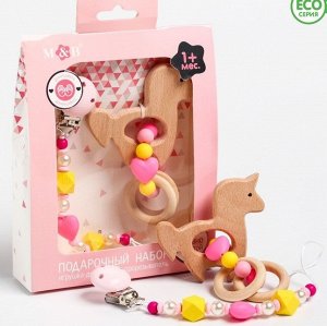 Игрушка-держатель для соски-пустышки и прорезыватель