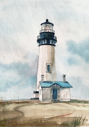 Открытка Yaquina Head Light