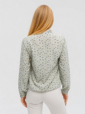 Блуза "Лавик" 5ВП8304В-ц-зел-п зелен/пастель/цветы