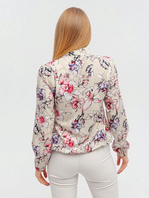 Блуза "Лавик" 5ВП8304Н-ц-экрю цветы/экрю