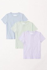 Набор из 3 футболок пастельных тонов Abercrombie &amp; Fitch