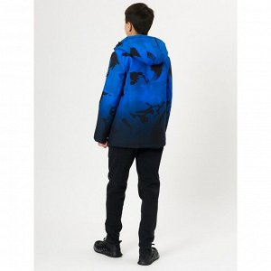 MTFORCE Куртка демисезонная для мальчика синего цвета, рост 134
