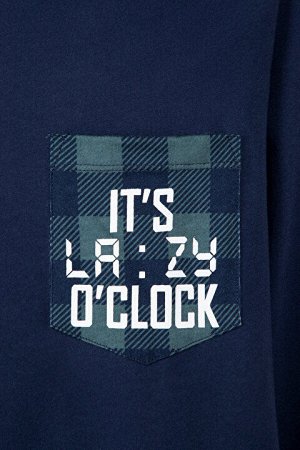 Черный подарок - пижамный комплект It Lazy Oclock
