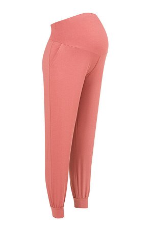 Розовые штаны для беременных Dried Rose Mama Пижамные штаны