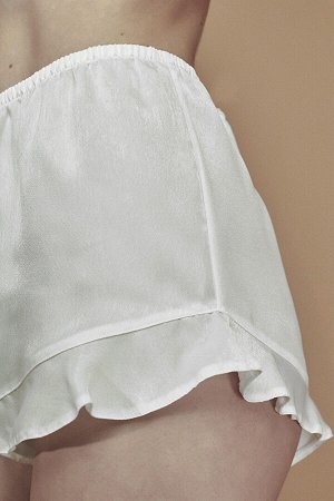 Элегантные атласные шорты Snow White Bridal Пижамные штаны