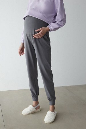 Темно-серые пижамные штаны Mama Maternity Stone Pants