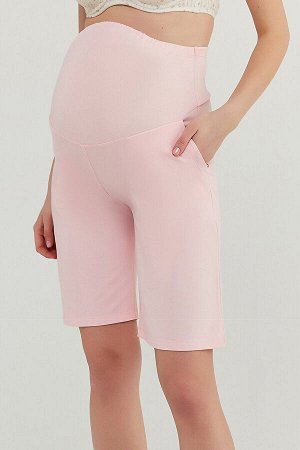 Длинные розовые шорты для беременных Dried Rose Mama