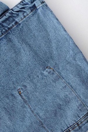Addax Джинсовая сумка через плечо светлого джинсового цвета