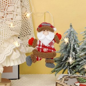 Новогоднее украшение на Ёлку - Санта-Клаус / Снеговик / Медведь