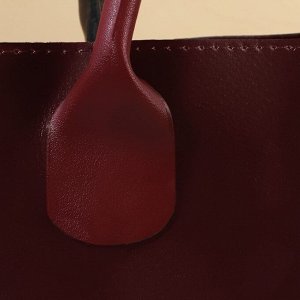 Арт Узор Ручки для сумки, пара, 44 x 1 см, цвет бордовый