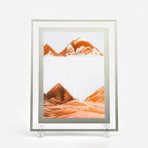 Песочные часы-картина «Эрайд» , 23?17 см, антистресс, песок оранжевый