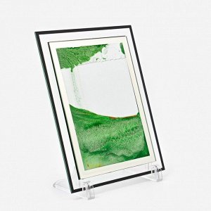 Песочные часы-картина «Кулас», 23?17 см, антистресс, песок зелёный