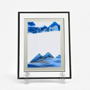 Песочные часы-картина «Майя», 18?13 см, антистресс, песок синий