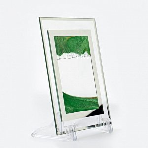 Песочные часы-картина «Андрос», 18*13 см, антистресс, песок зелёный